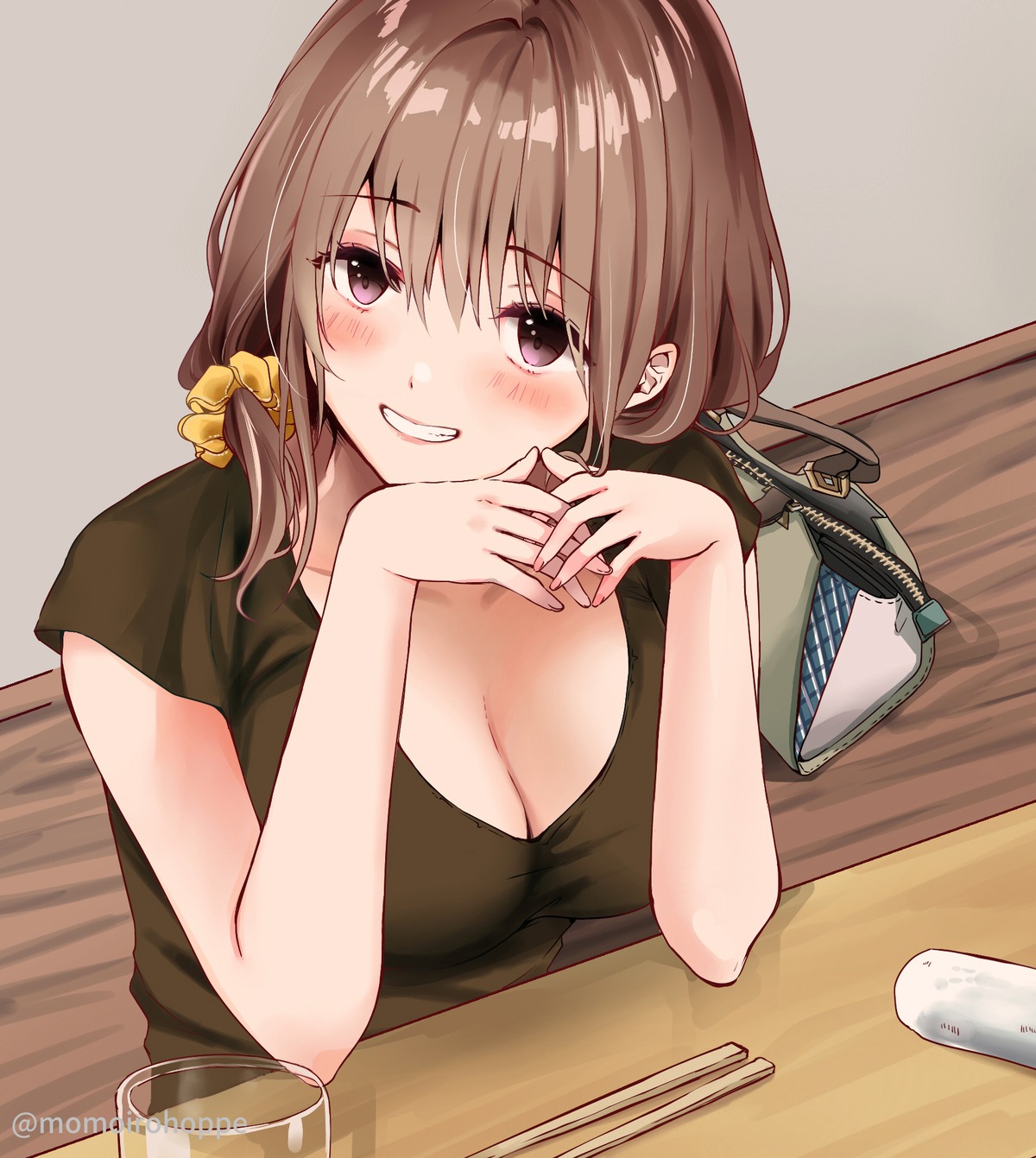 amami_reiko, cleavage