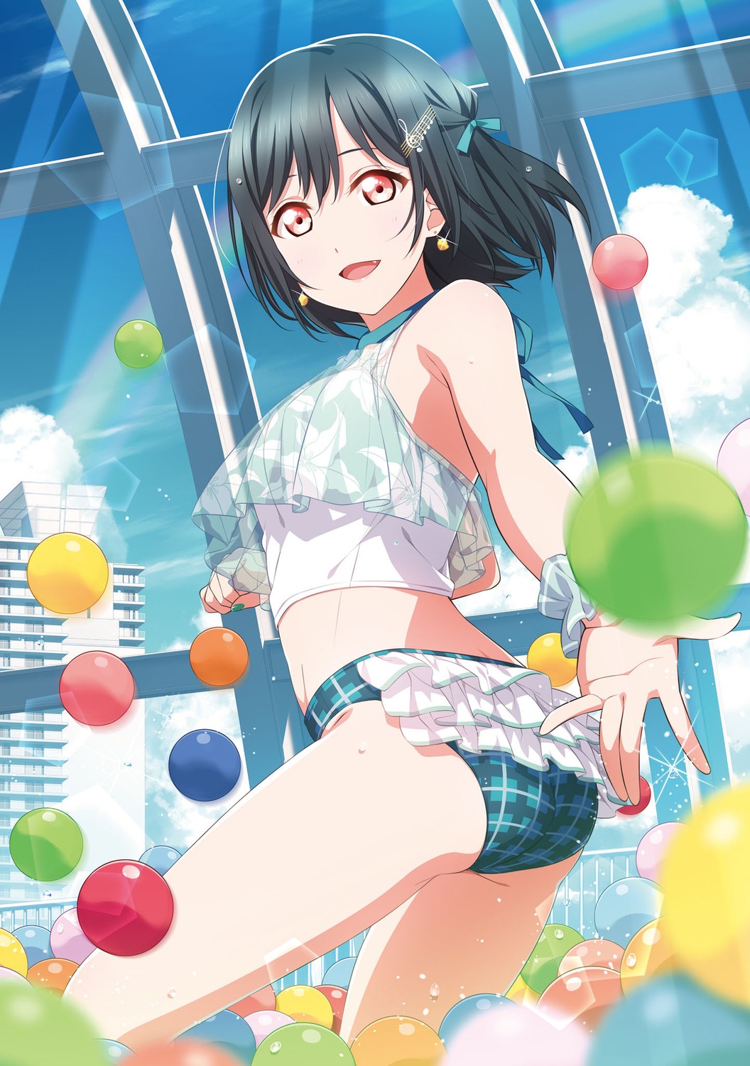 2c=galore, ass, bikini, love_live!_(series), love_live!_nijigasaki_gakuen_school_idol_doukoukai, mifune_shioriko, see_through, swimsuits