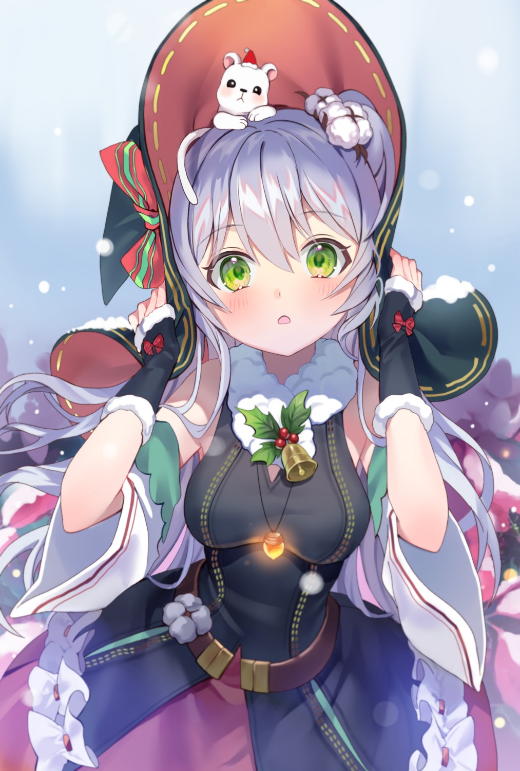 christmas, posom, witch