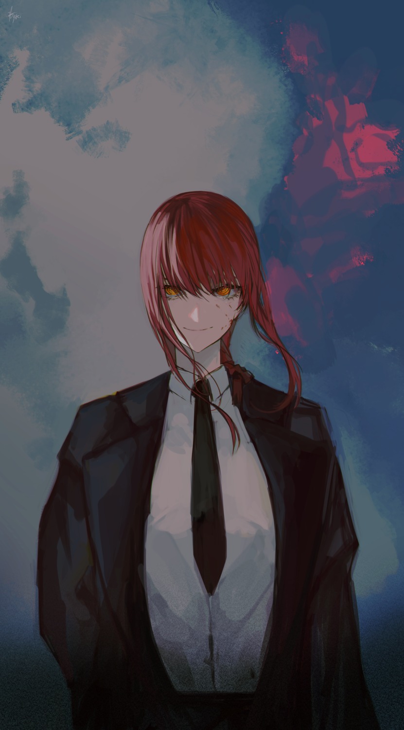 blood, business_suit, chainsaw_man, makima_(chainsaw_man), yuki_flourish