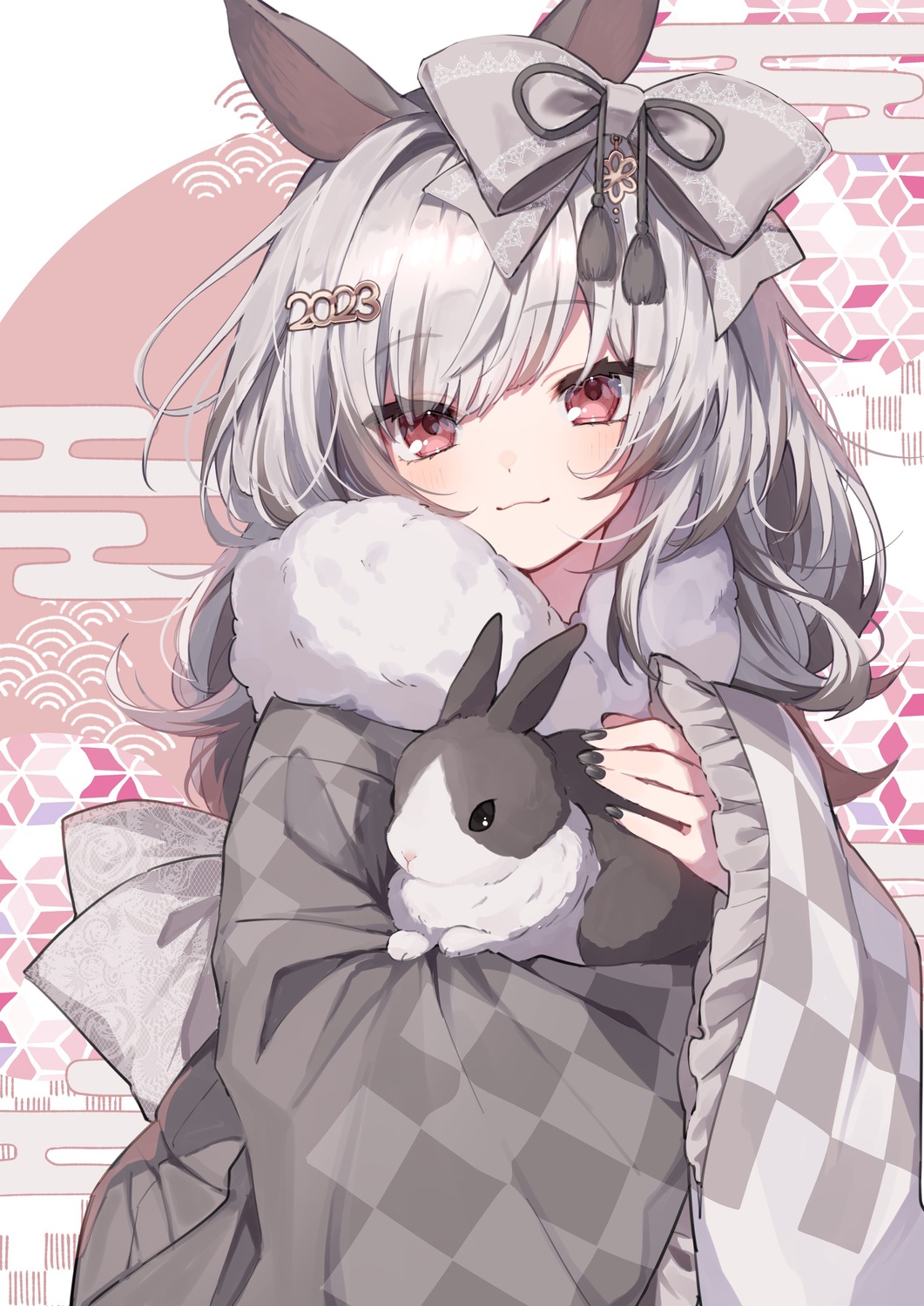 animal_ears, bunny_ears, hinakano_h, japanese_clothes