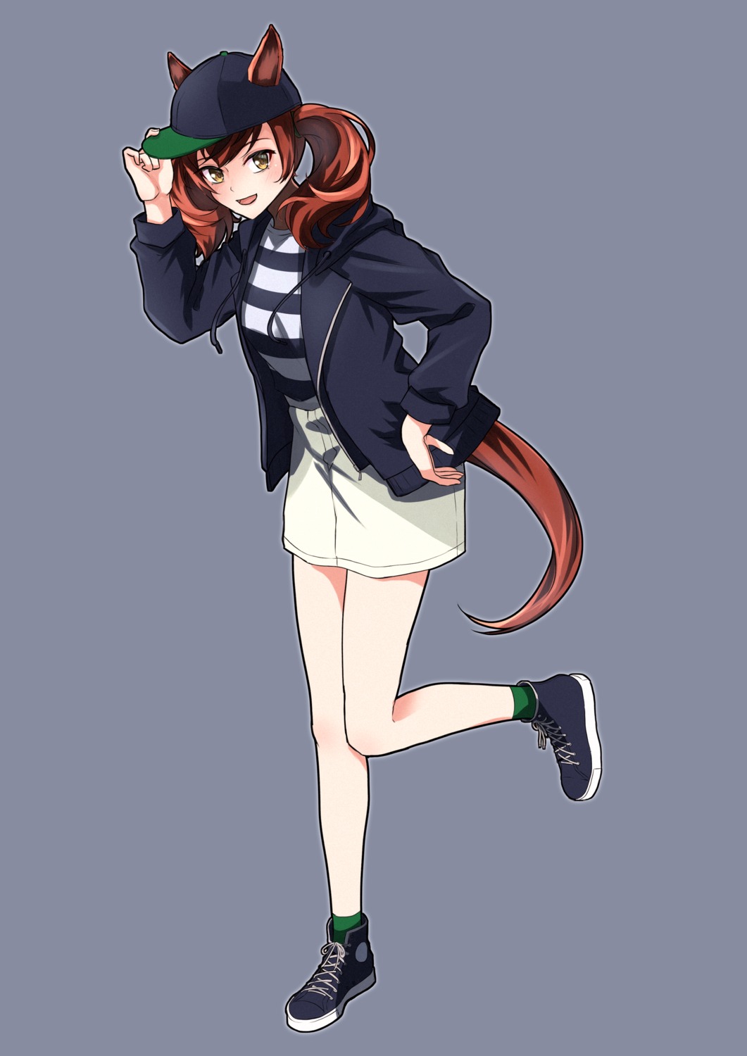 animal_ears, nice_nature_(umamusume), tail, uma_musume_pretty_derby, wazuki_tsuneha
