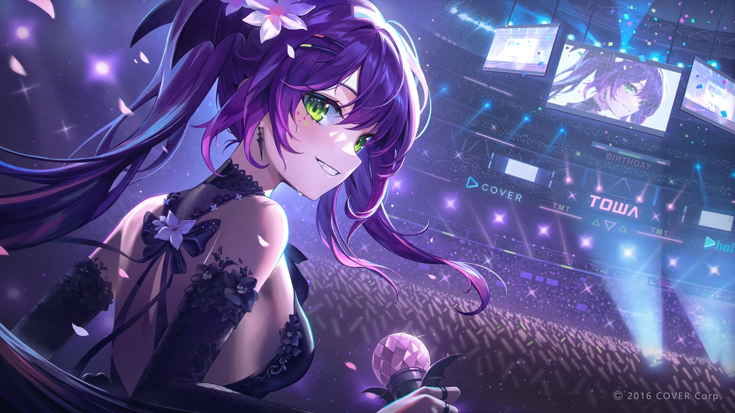 hololive, ikkia, no_bra, tokoyami_towa