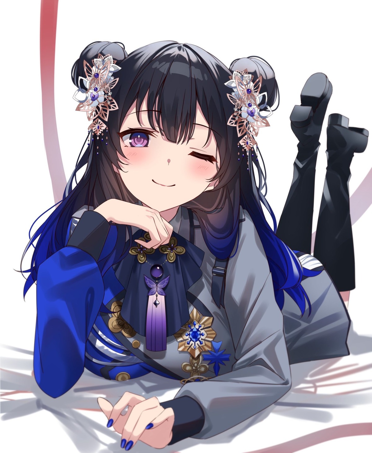 hikari_yui, ichinose_uruha, lupinus_virtual_games, uniform, vspo!