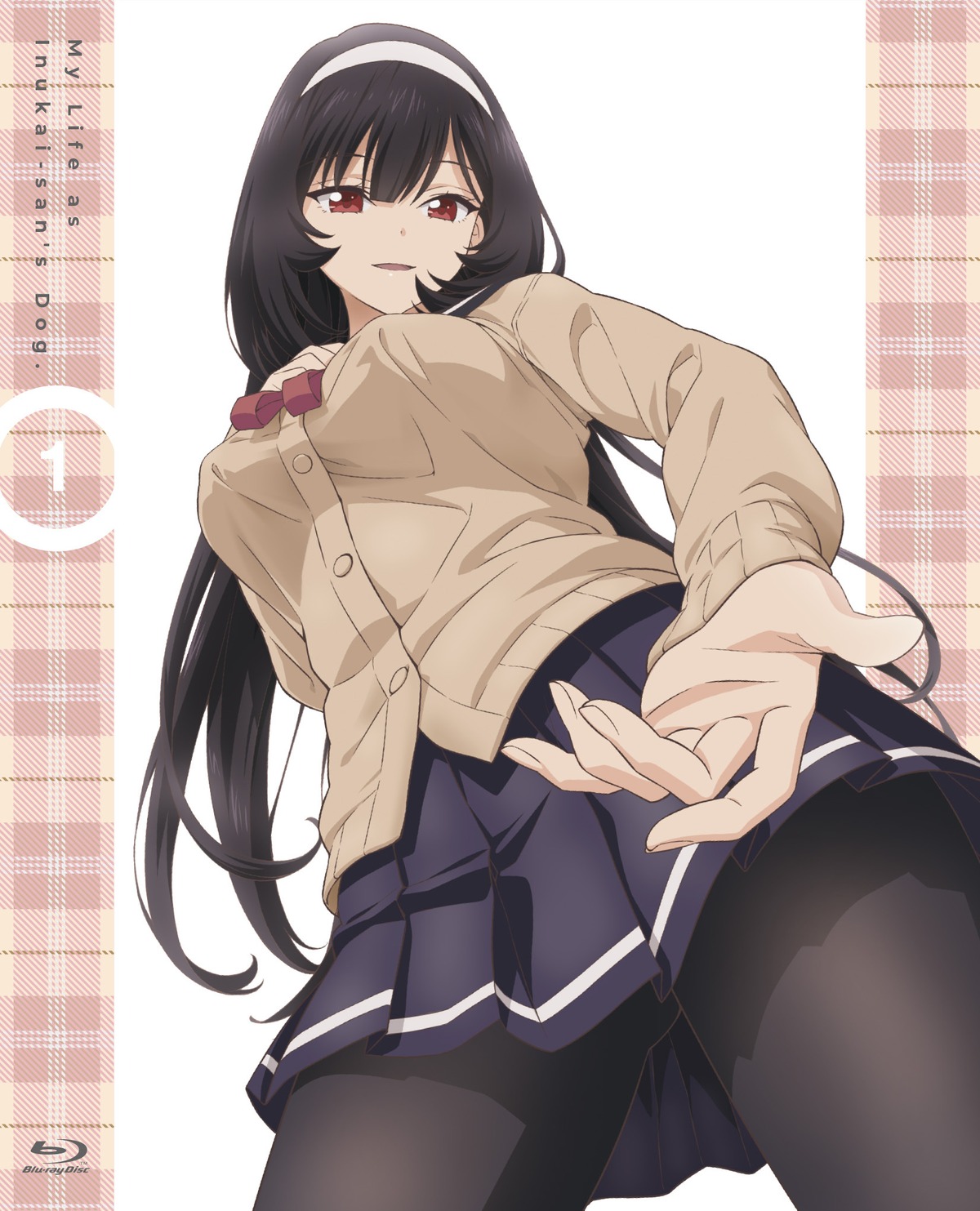 disc_cover, inu_ni_nattara_suki_na_hito_ni_hirowareta., inukai_karen, pantyhose, seifuku, sweater