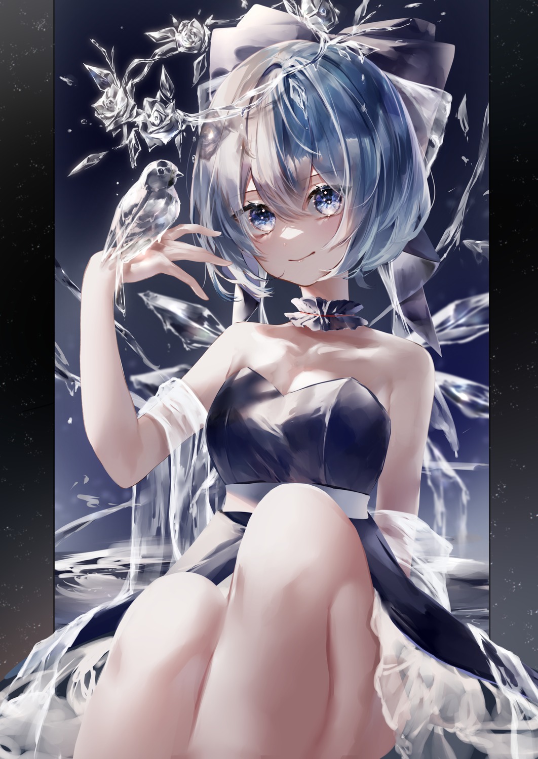 cirno, dress, touhou, yukia_(yukia_777)