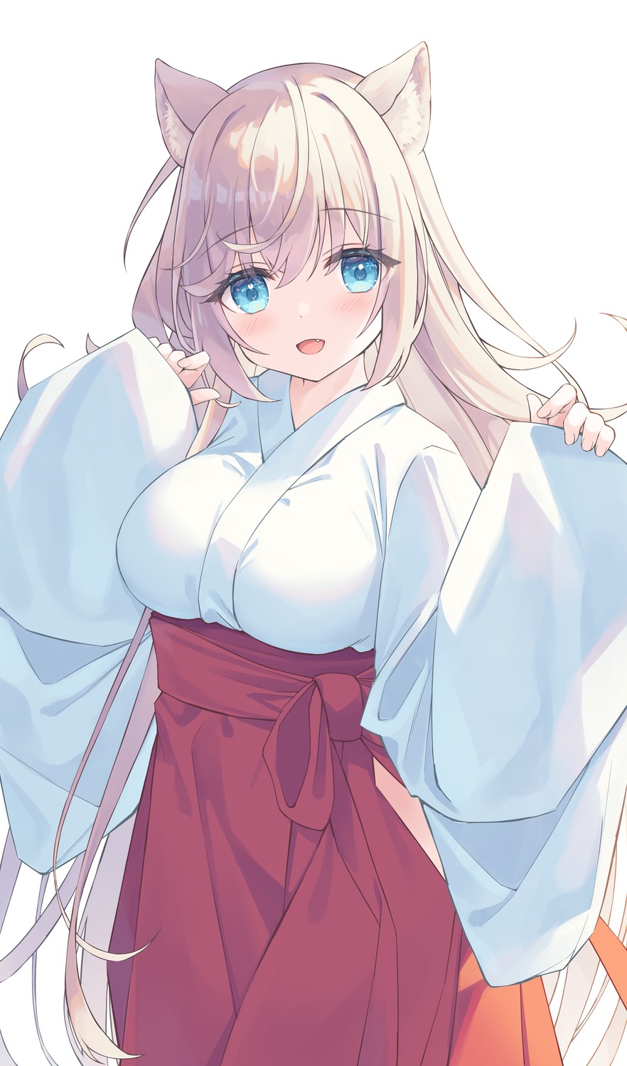 animal_ears, indie_virtual_youtuber, miko, satsuki_yukimi, satsuki_yukimi_(vtuber)