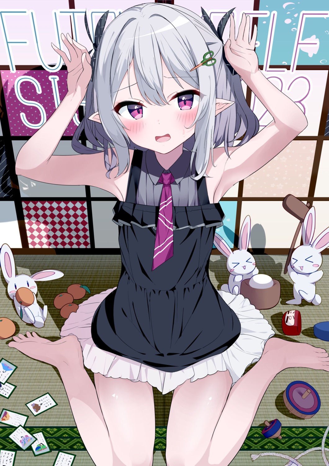 dress, odeclea, pointy_ears