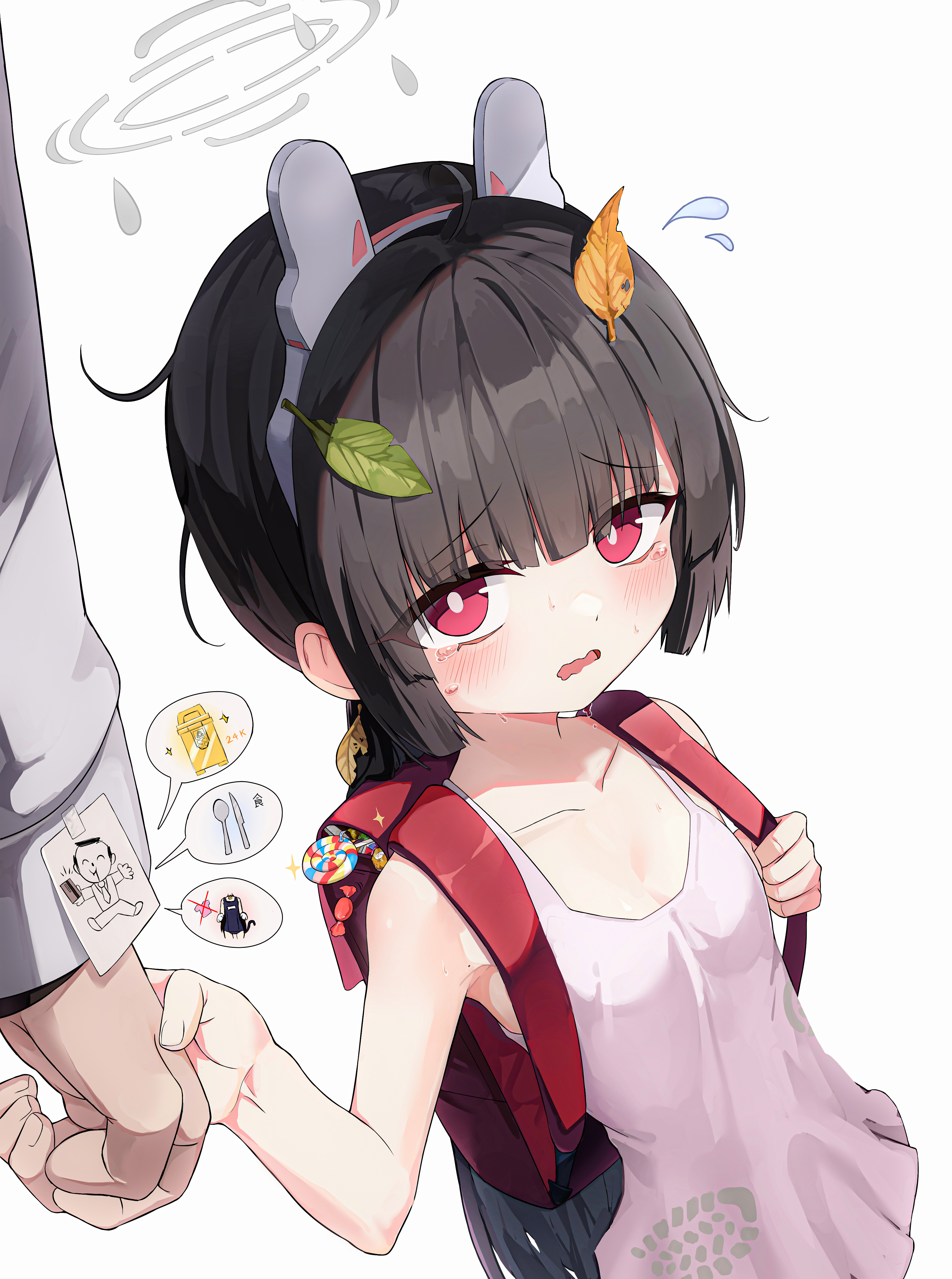 animal_ears, blue_archive, bunny_ears, dress, gro_(lee145879), halo, kasumizawa_miyu