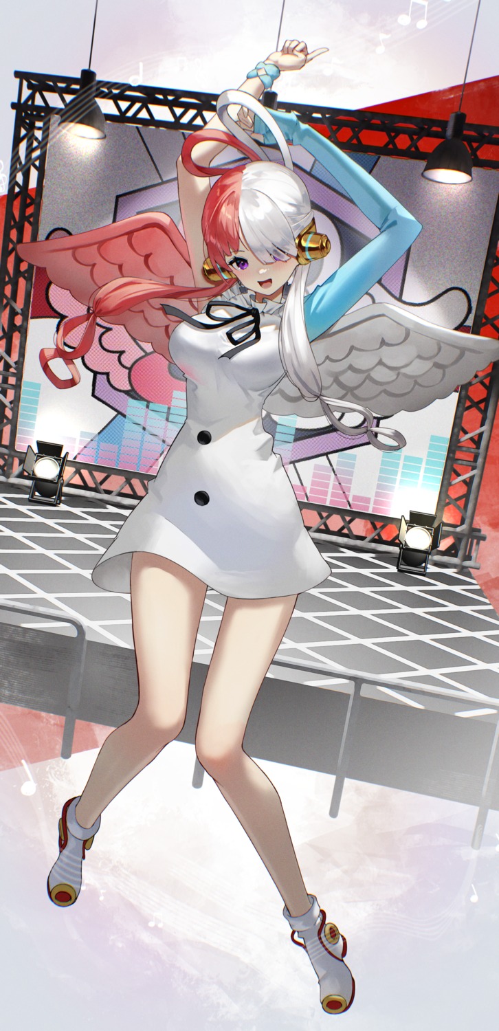 dress, one_piece, one_piece_film:_red, scottie, uta_(one_piece), wings