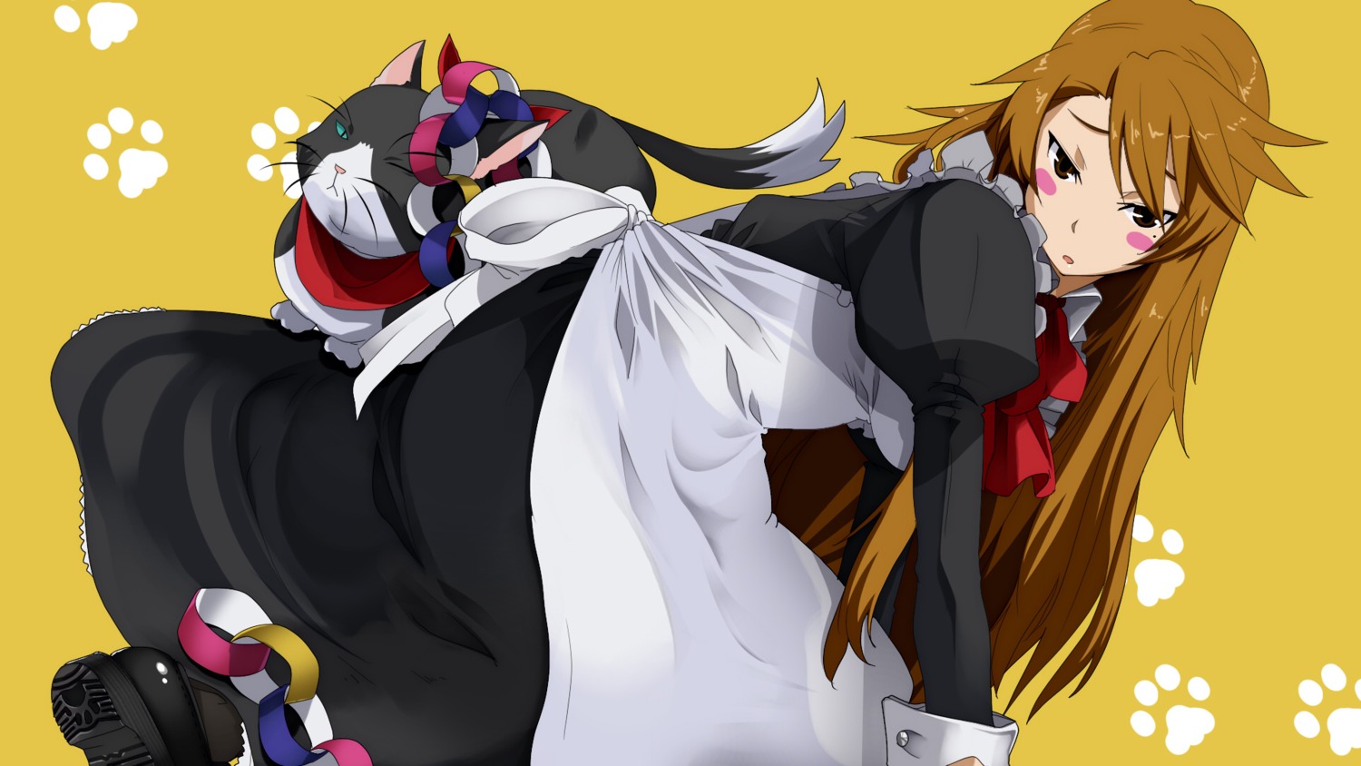 kunpuu_chaya, maid, nyamsas, nyan_koi, sumiyoshi_kanako, wallpaper