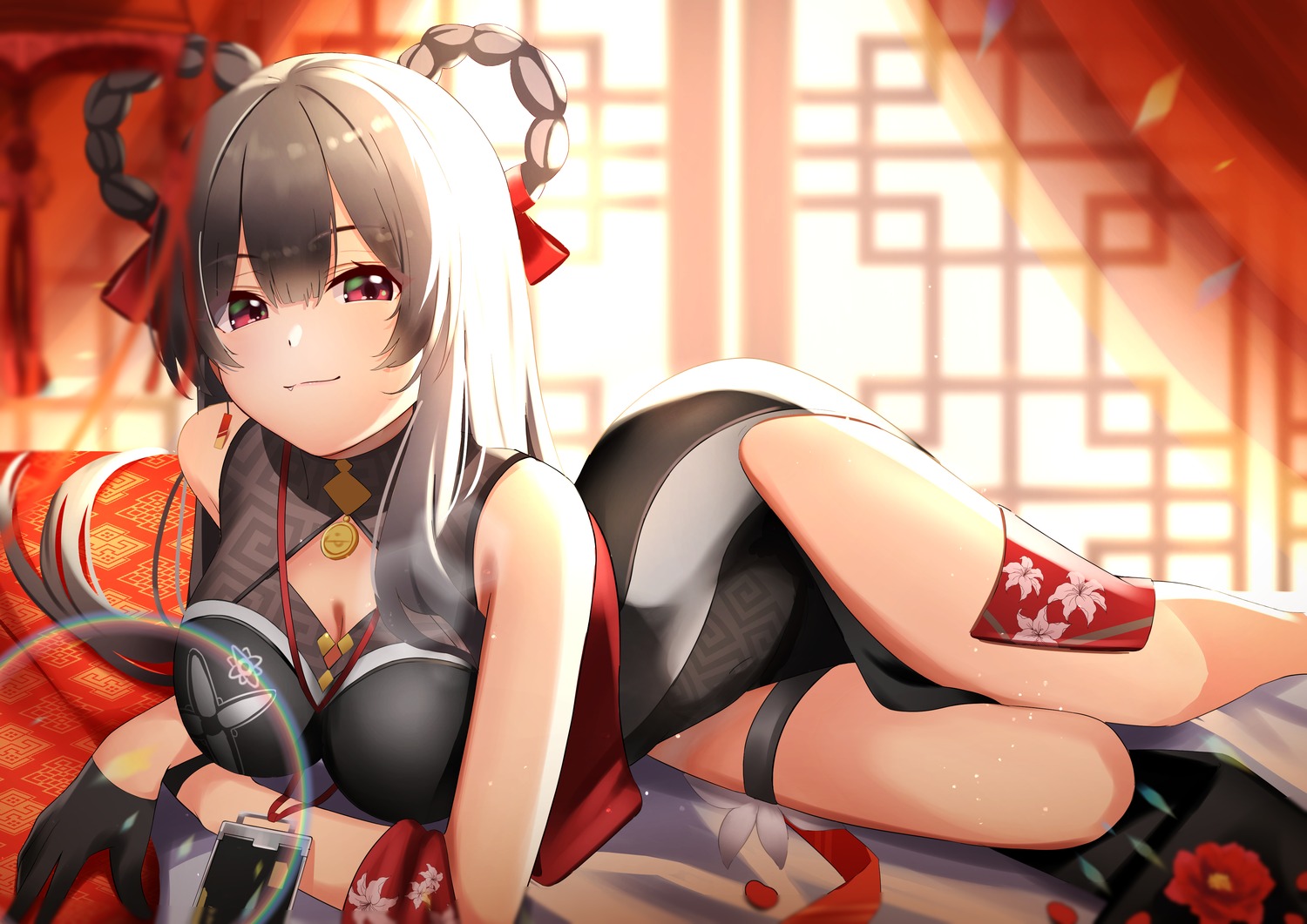 chinadress, garter, goddess_of_victory:_nikke, rindou_ringdong, yan_(nikke)