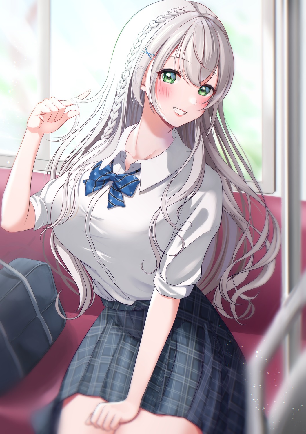 hololive, materu_(2532), seifuku, shirogane_noel