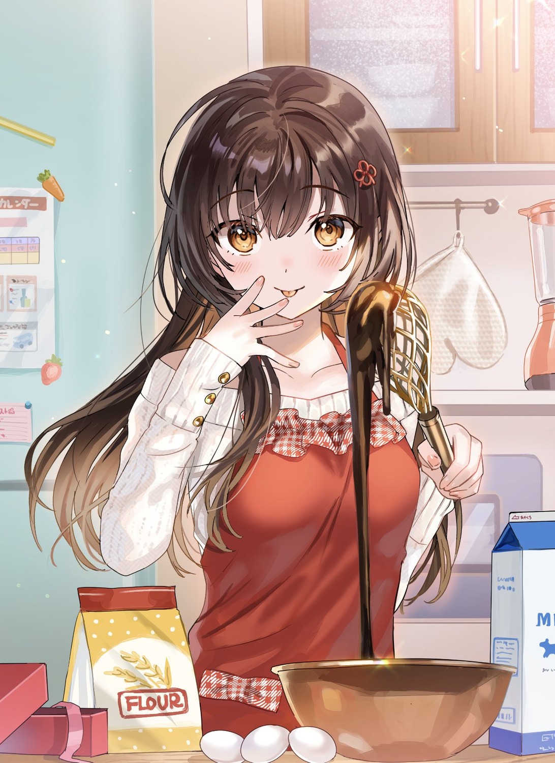 [rouhou]_ore_no_iinazuke_ni_natta_jimiko_ie_dewa_kawaii_shikanai., sweater, tantan, valentine, watanae_yuuka