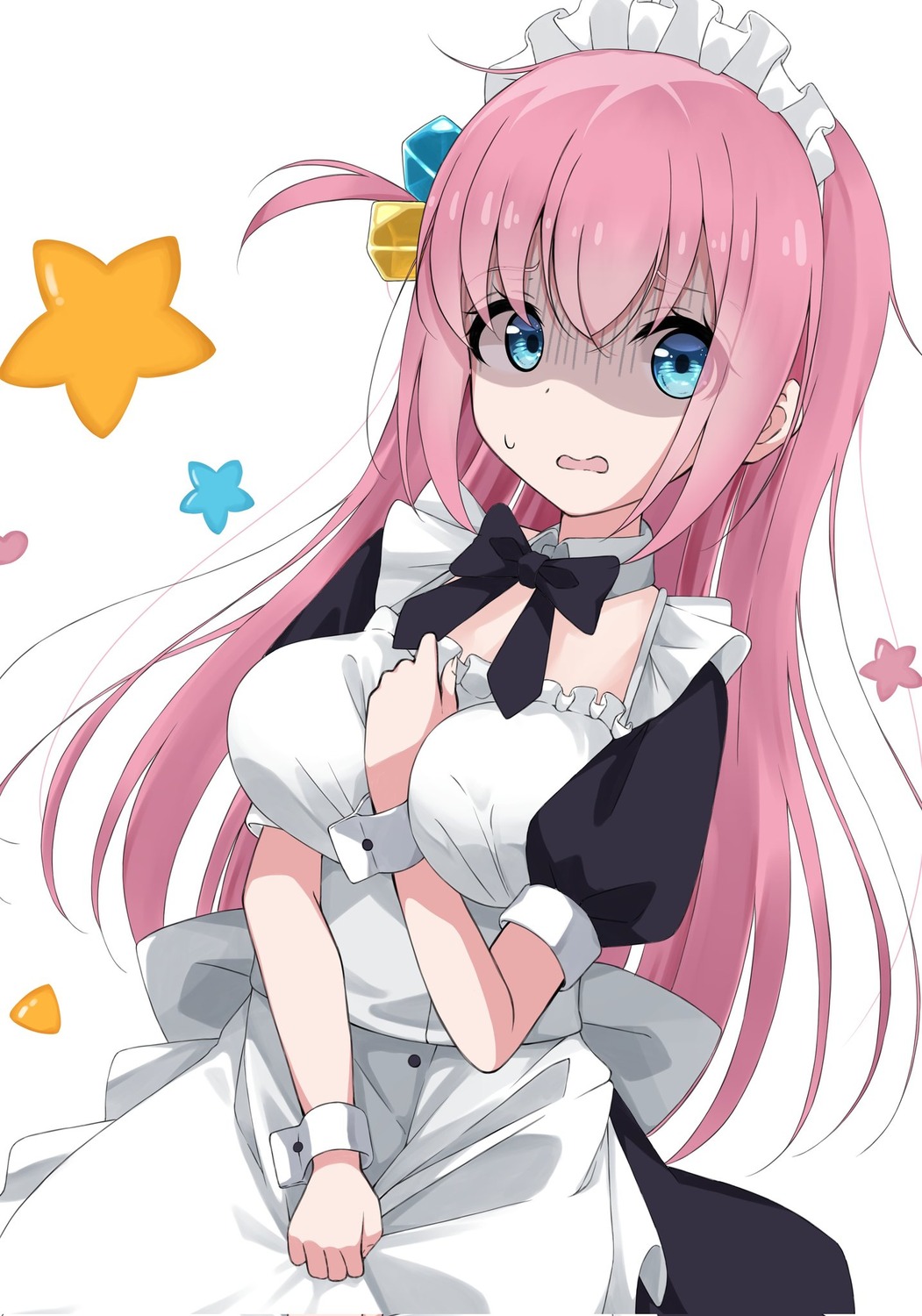 bocchi_the_rock!, gotou_hitori, kaoru-coro, maid