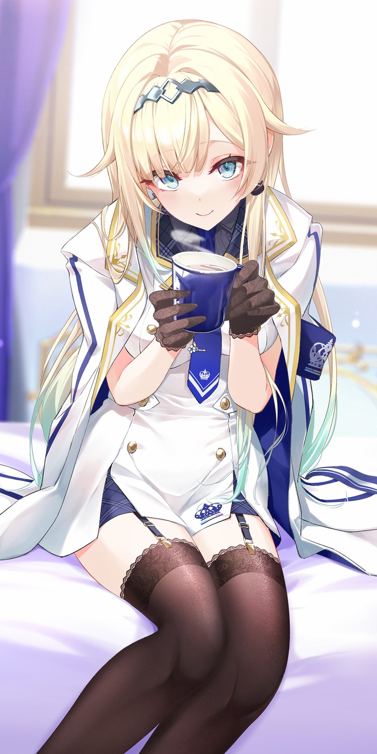 aizawa_ema, dice_gt, stockings, thighhighs, uniform, vspo!