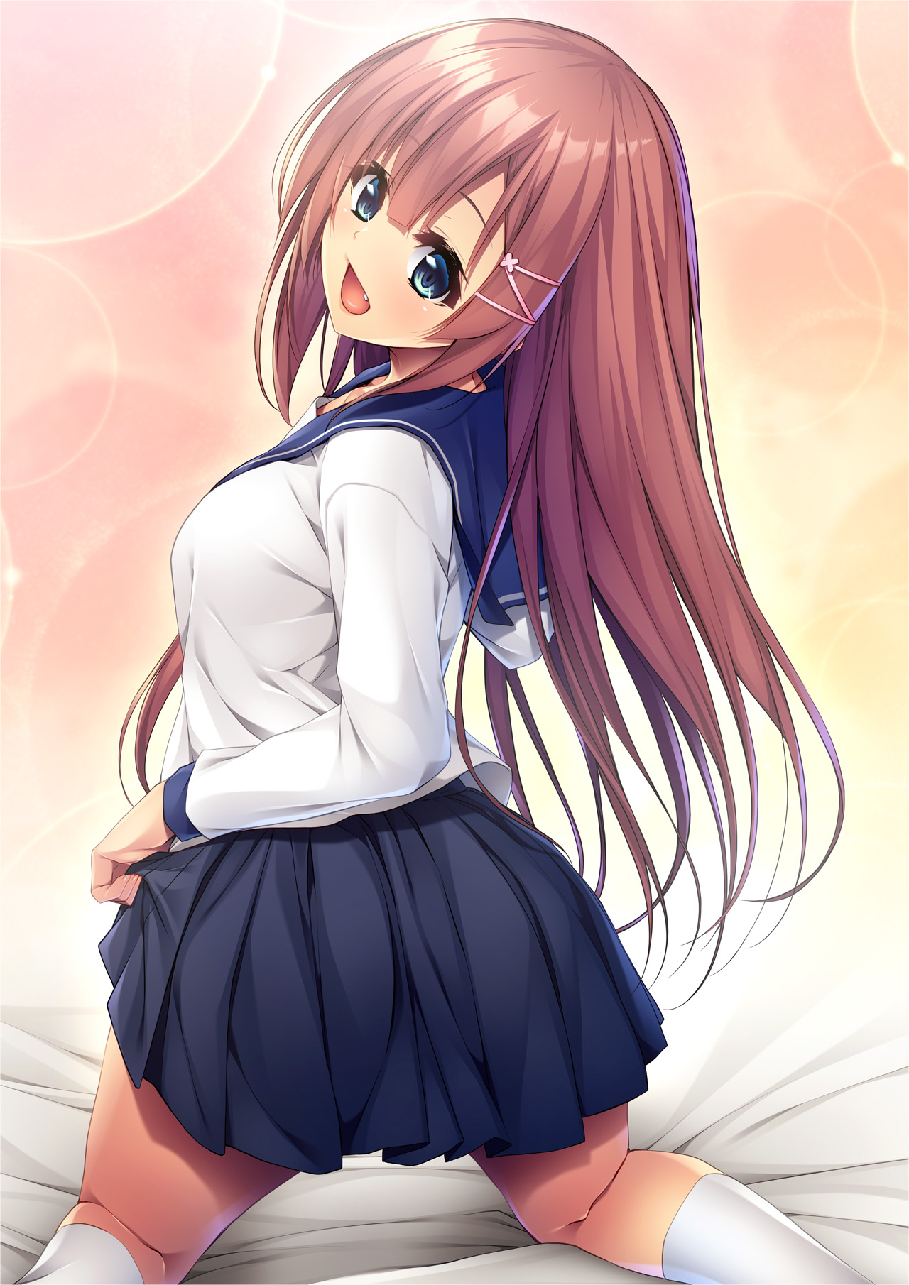 ammolite, ass, ichikawa_noa, seifuku, skirt_lift