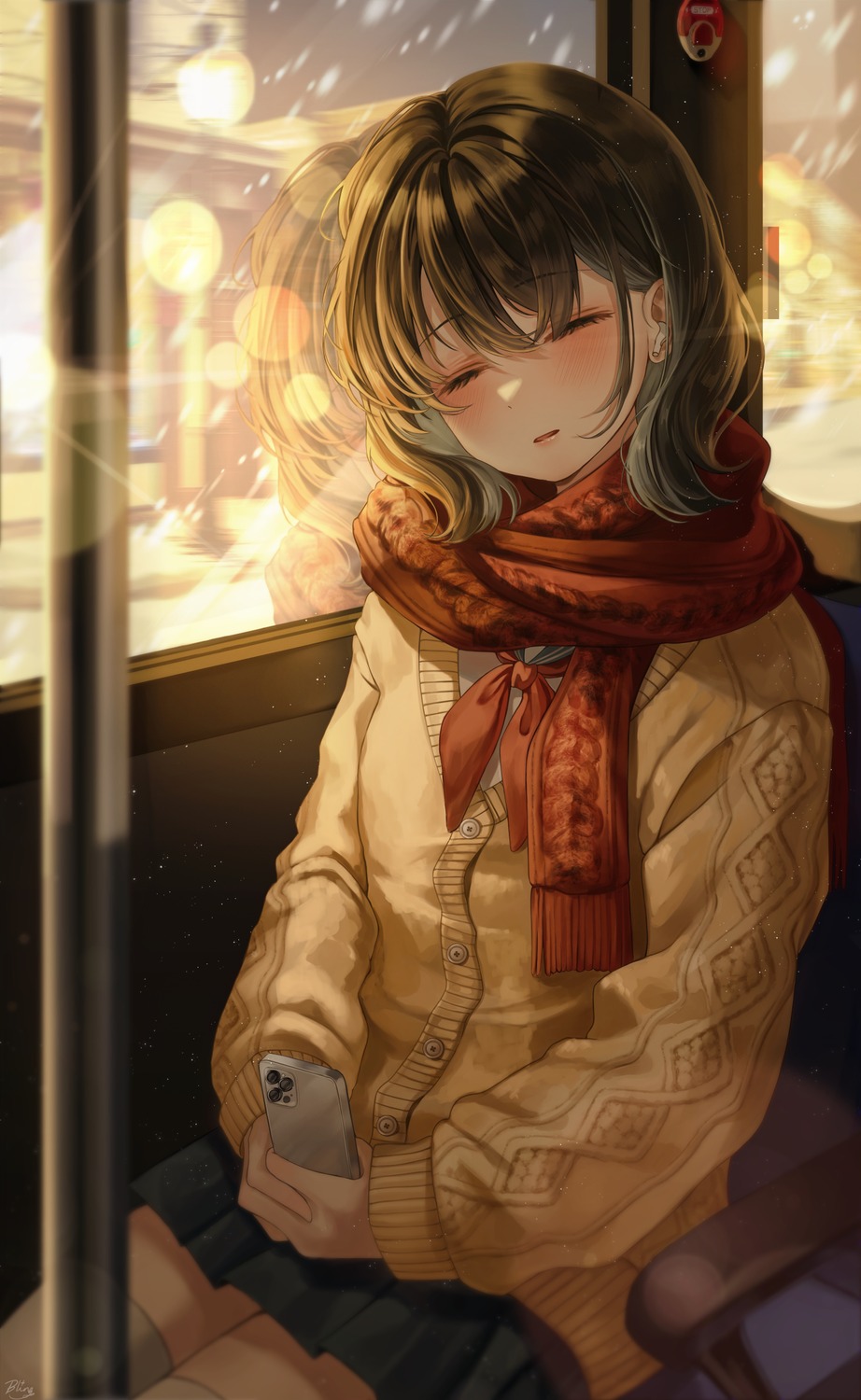 bling_(epvc5242), seifuku, sweater, thighhighs