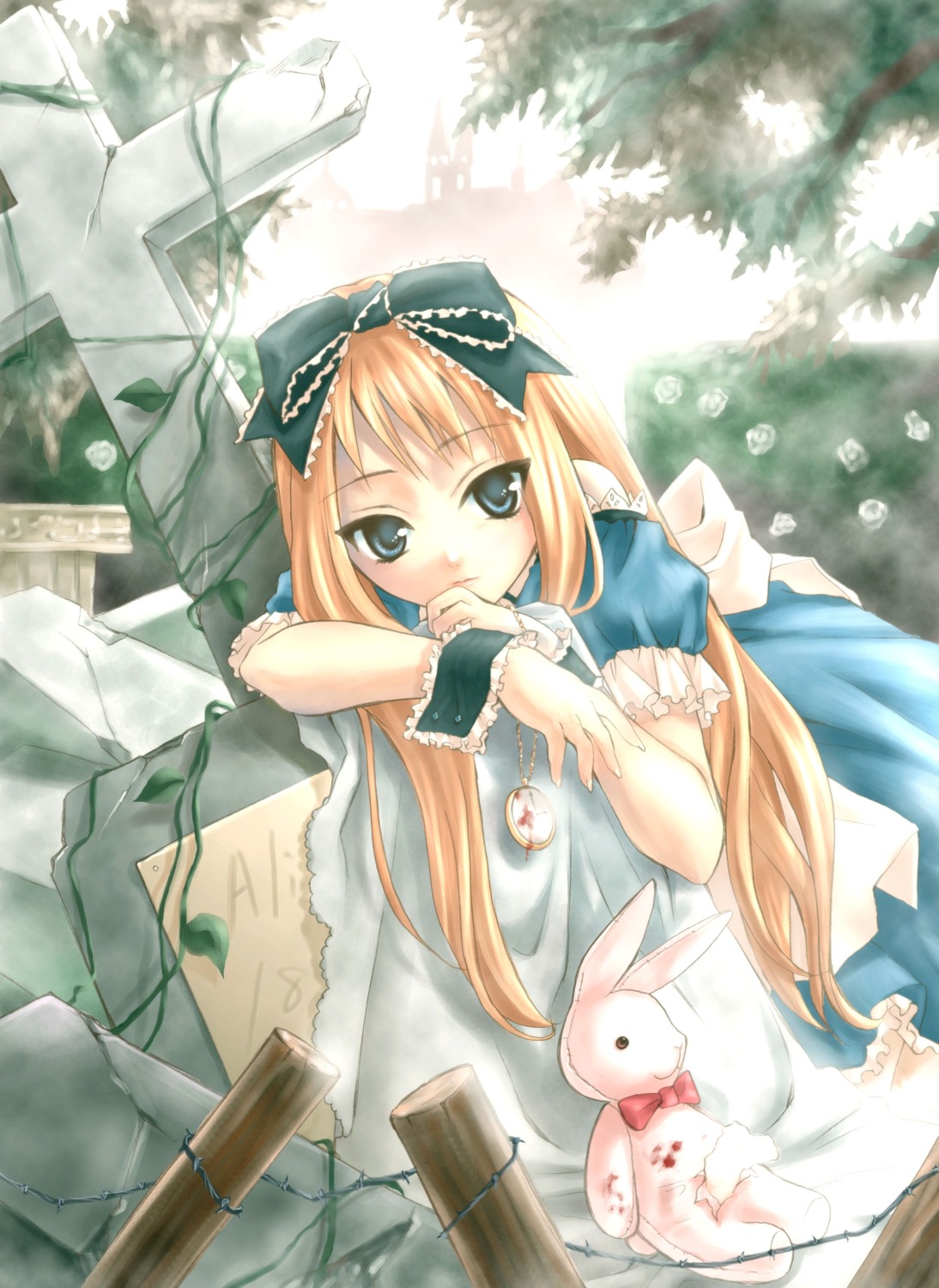 alice, alice_in_wonderland, lolita_fashion, nekou_izuru, shiina_yuu
