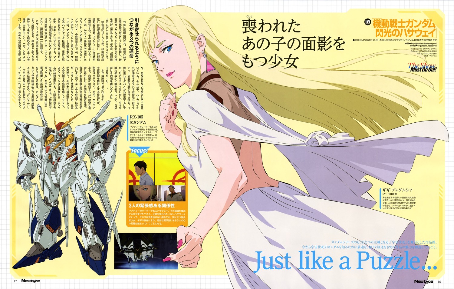 dress, gigi_andalucia, gundam, gundam_senkou_no_hathaway, hathaway_noa, kenneth_sleg, mecha, no_bra