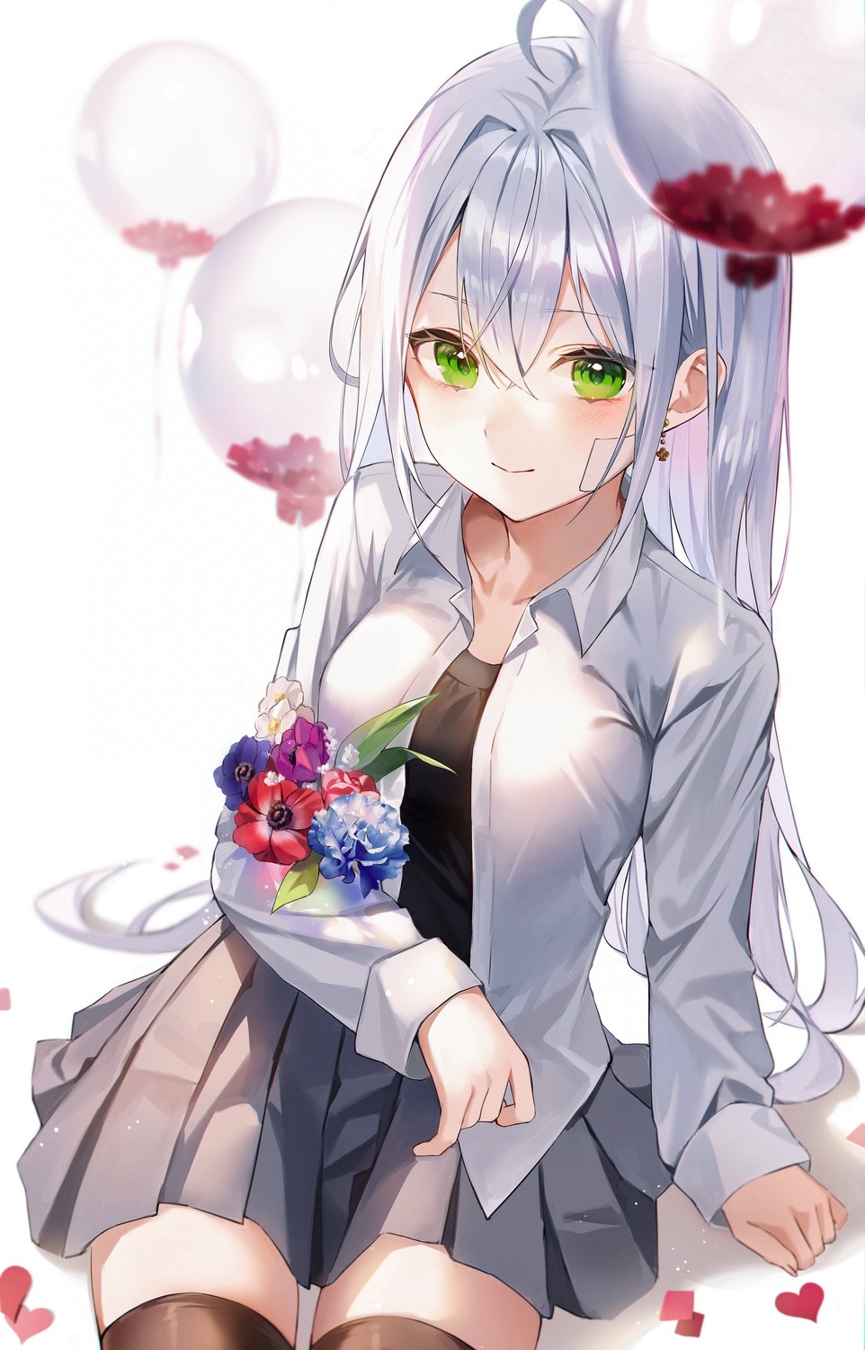 knowa, seifuku, thighhighs