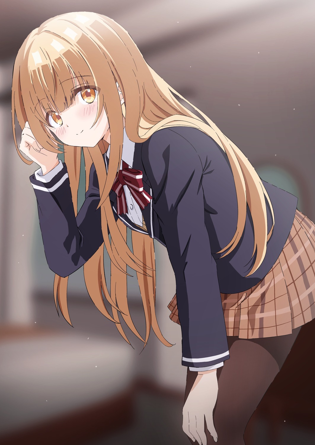 artina, otonari_no_tenshi-sama_ni_itsunomanika_dame_ningen_ni_sareteita_ken, pantyhose, seifuku, shiina_mahiru