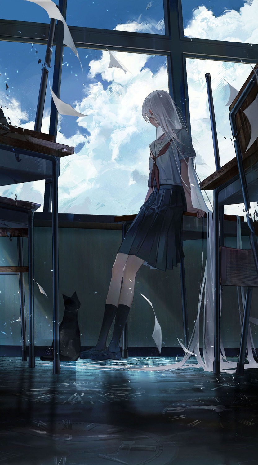 et_atr3, neko, seifuku