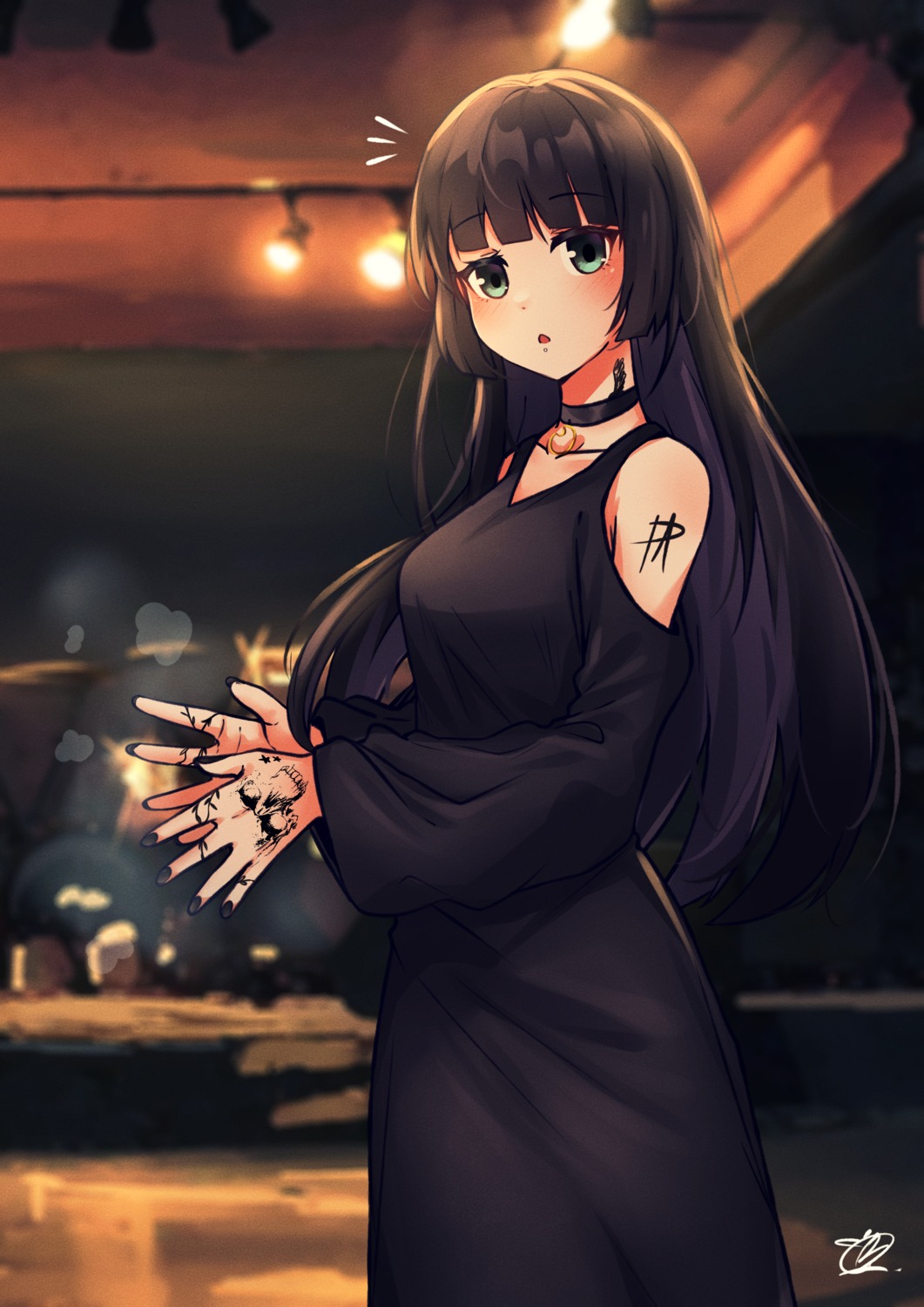 bocchi_the_rock!, dress, pa-san, tagme, tattoo