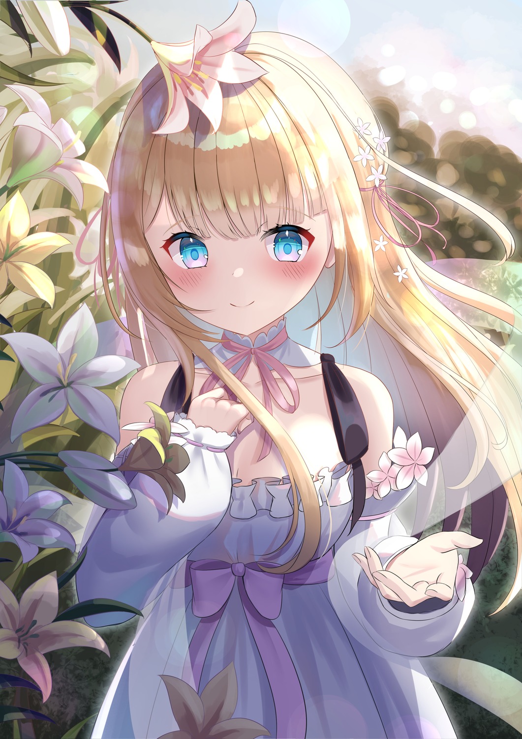 dress, indie_virtual_youtuber, no_bra, wanderlucia, yukinoshita_peo