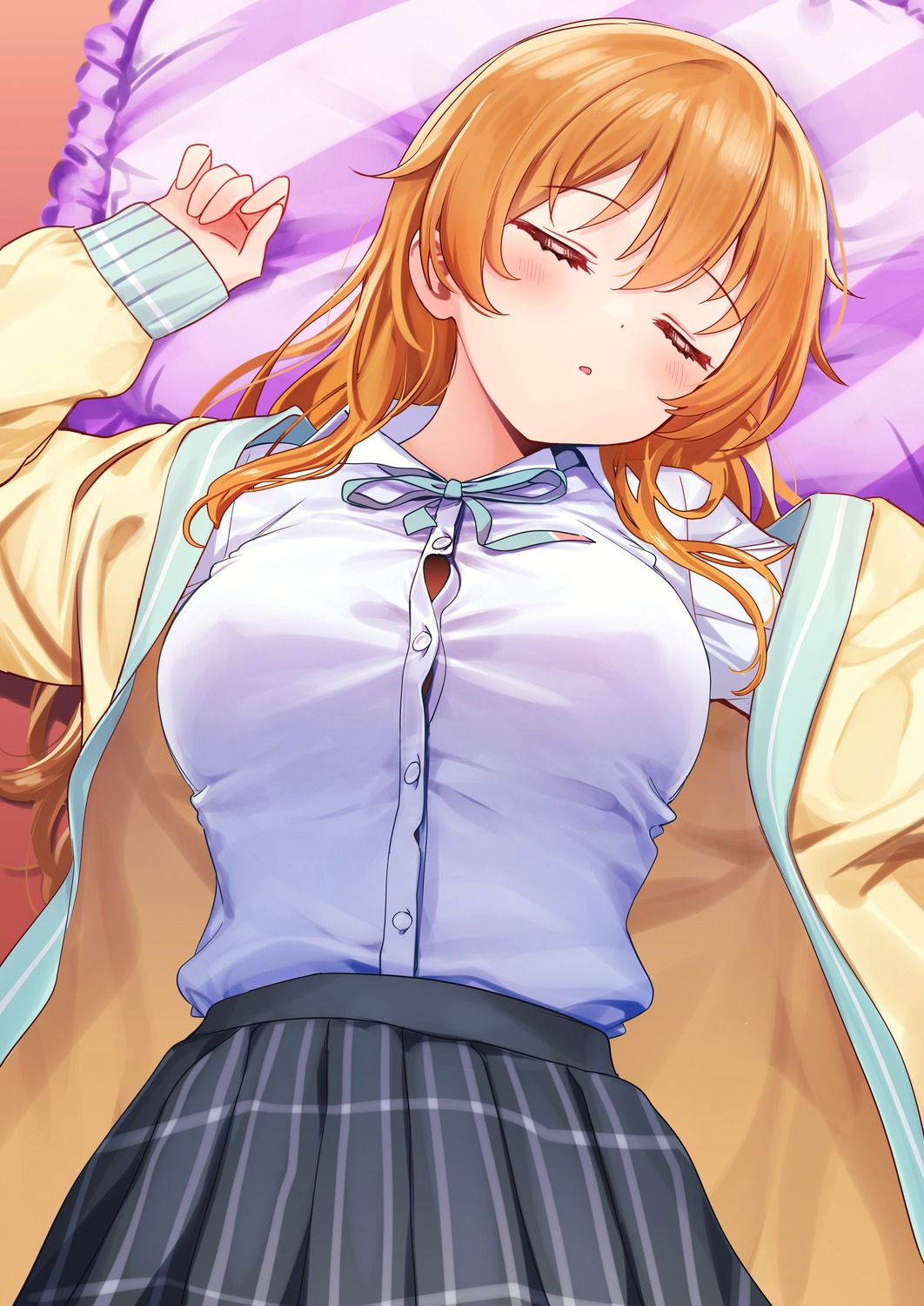 deadnooodles, konoe_kanata, love_live!_(series), love_live!_nijigasaki_gakuen_school_idol_doukoukai, seifuku