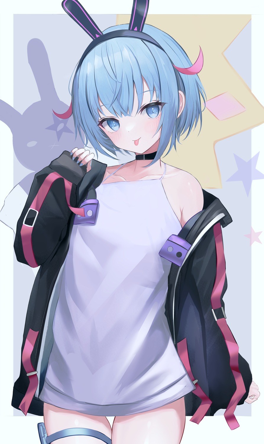 animal_ears, bunny_ears, garter, shadowverse, un_uk