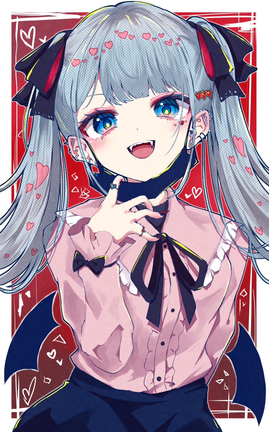 hatsune_miku, kayon_(touzoku), tattoo, vampire_(vocaloid), vocaloid, wings