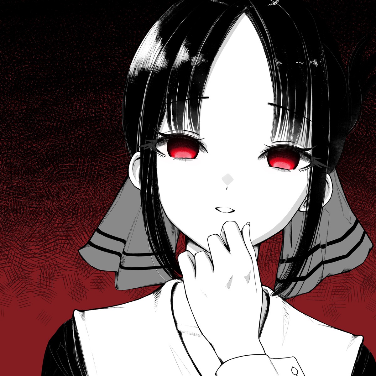 hancho, kaguya-sama_wa_kokurasetai_~tensai-tachi_no_renai_zunousen~, seifuku, shinomiya_kaguya