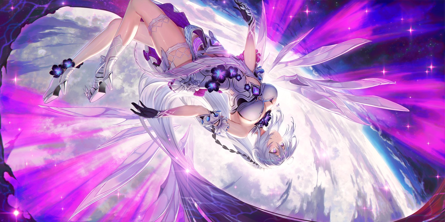 benghuai_xueyuan, dress, garter, heels, honkai_impact, kiana_kaslana, no_bra, ulquiorra0