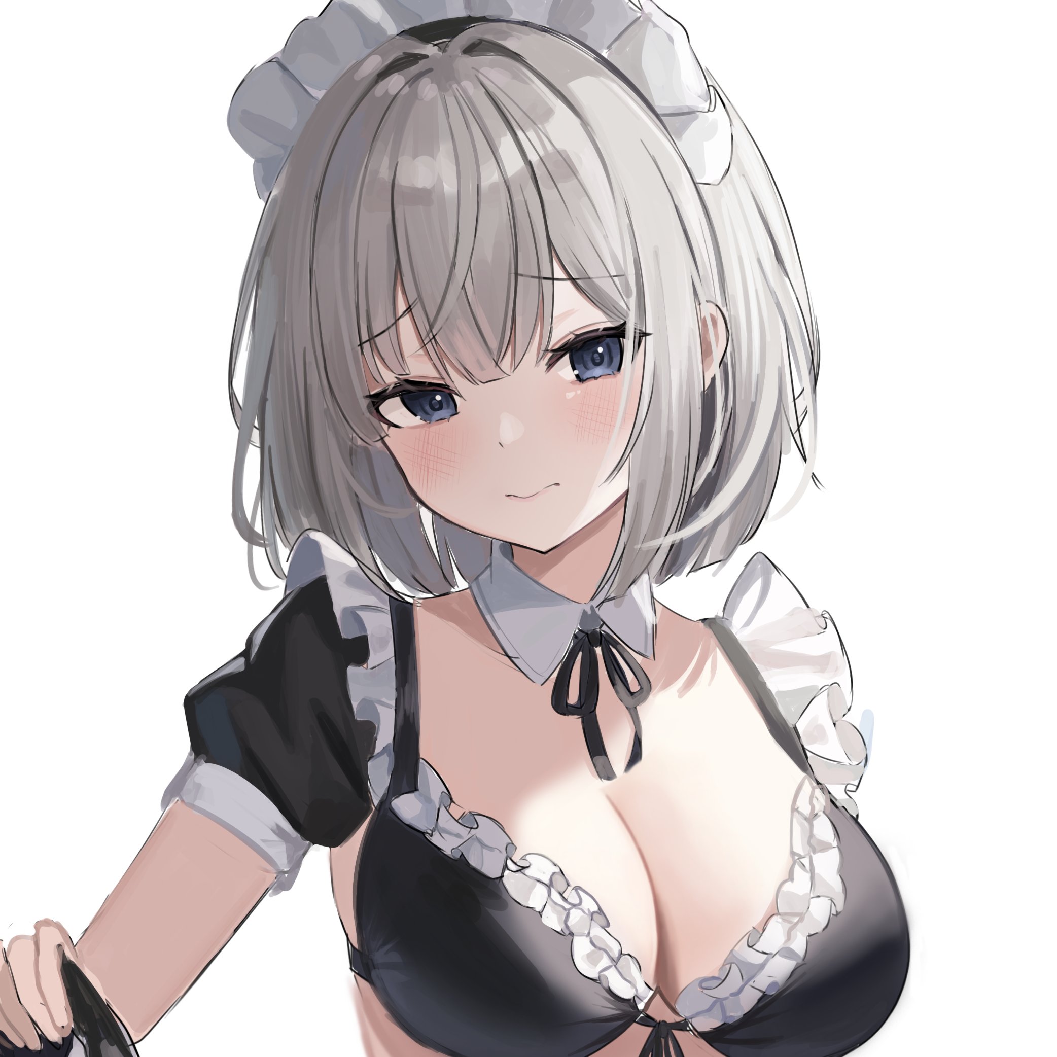 bikini_top, maid, nannung, sketch, swimsuits