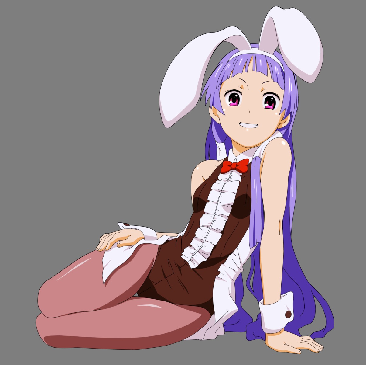 animal_ears, bunny_ears, bunny_girl, kannagi_crazy_shrine_maidens, nagi, noda_yasuyuki, pantyhose, transparent_png