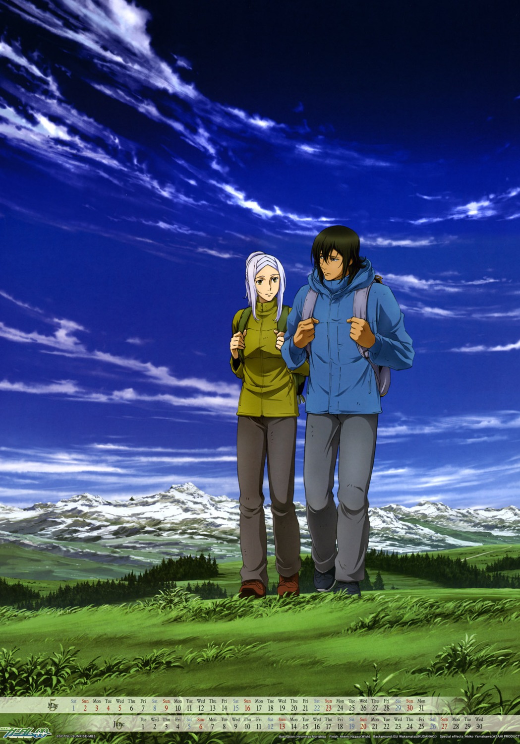 allelujah_haptism, calendar, gundam, gundam_00, morishita_hiromitsu, soma_peries