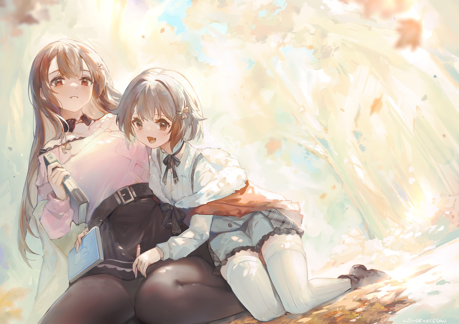 pantyhose, thighhighs, windforcelan