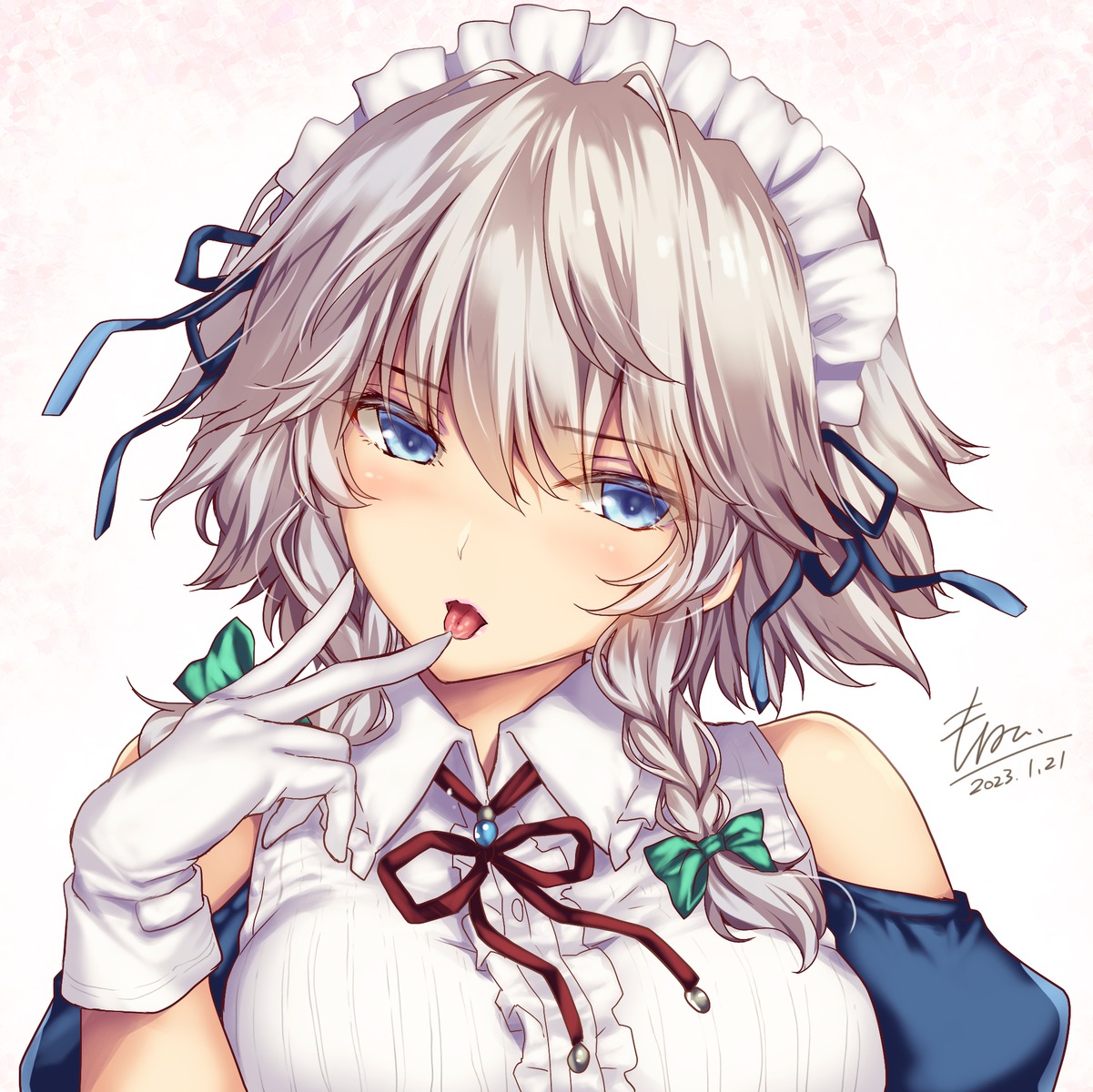 izayoi_sakuya, maid, monety, touhou