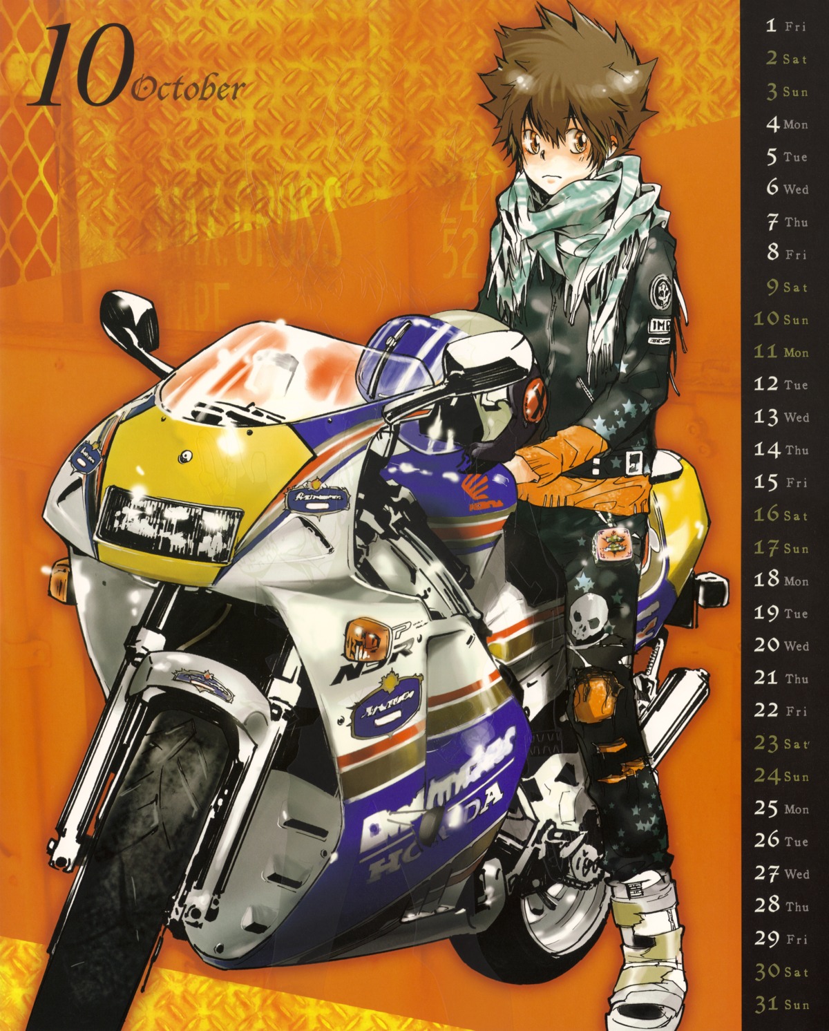 amano_akira, calendar, katekyo_hitman_reborn!, male, sawada_tsunayoshi