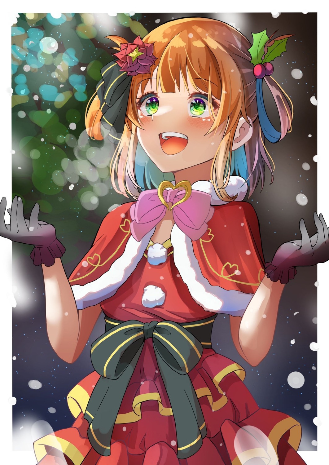 christmas, dress, inosaki_rino, princess_connect!, princess_connect!_re:dive, tagme
