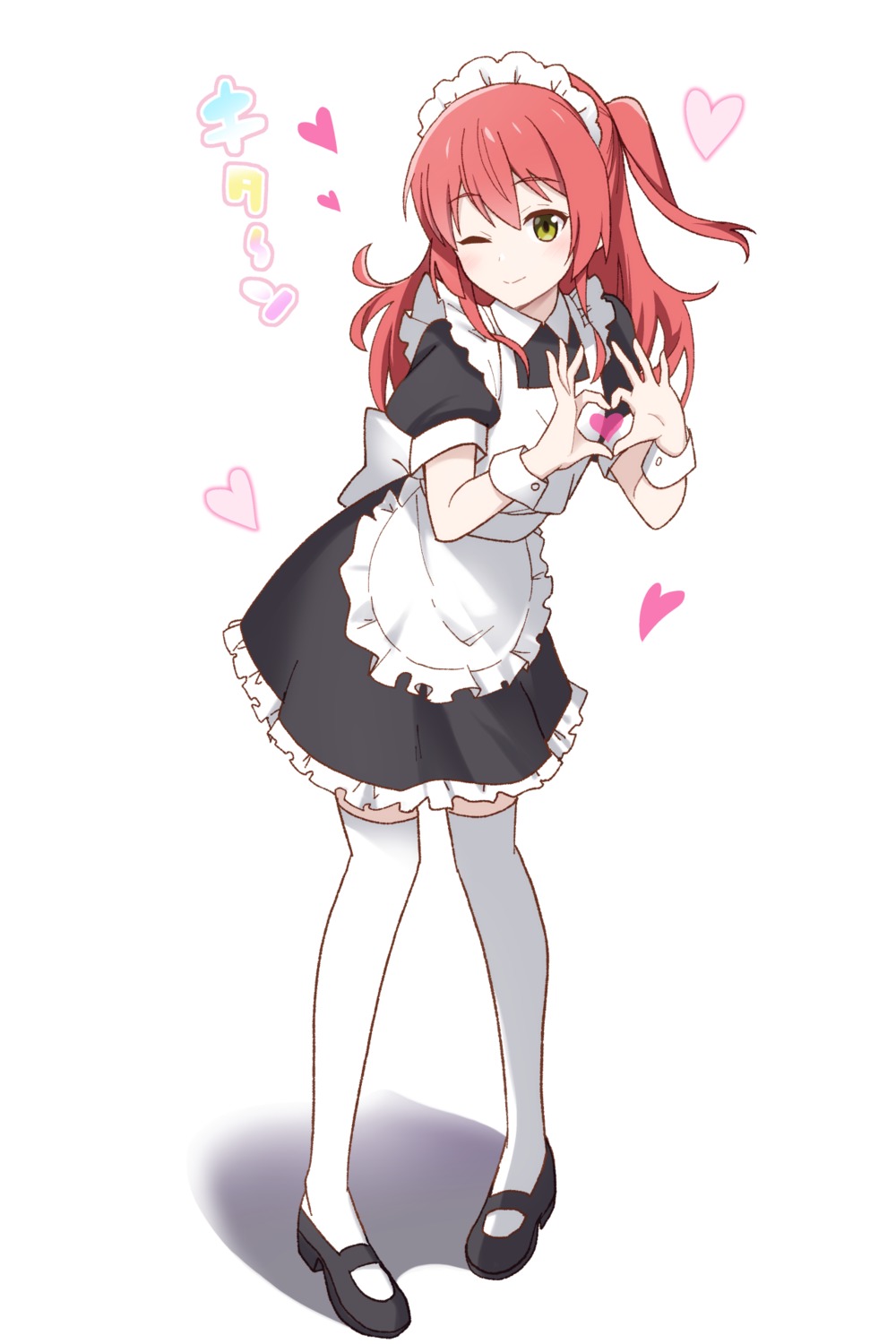 bocchi_the_rock!, kita_ikuyo, maid, thighhighs, tonogai_yoshiki