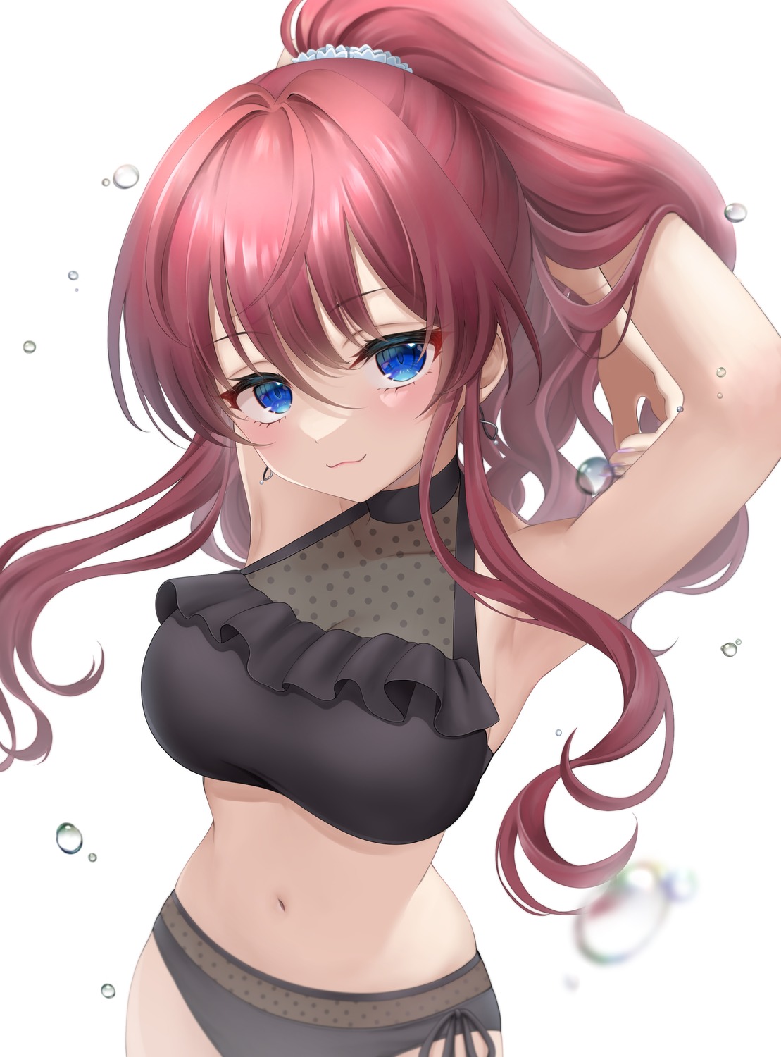 bikini, ichinose_shiki, ouuxuuo, see_through, swimsuits, the_idolm@ster, the_idolm@ster_cinderella_girls