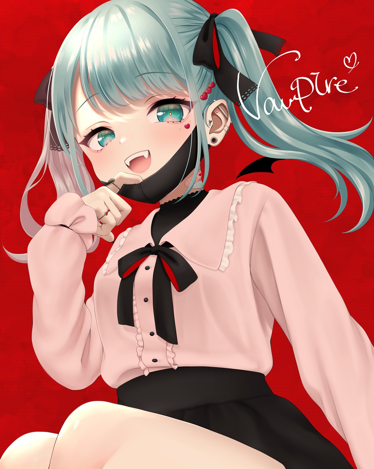 hatsune_miku, ouuxuuo, vampire_(vocaloid), vocaloid