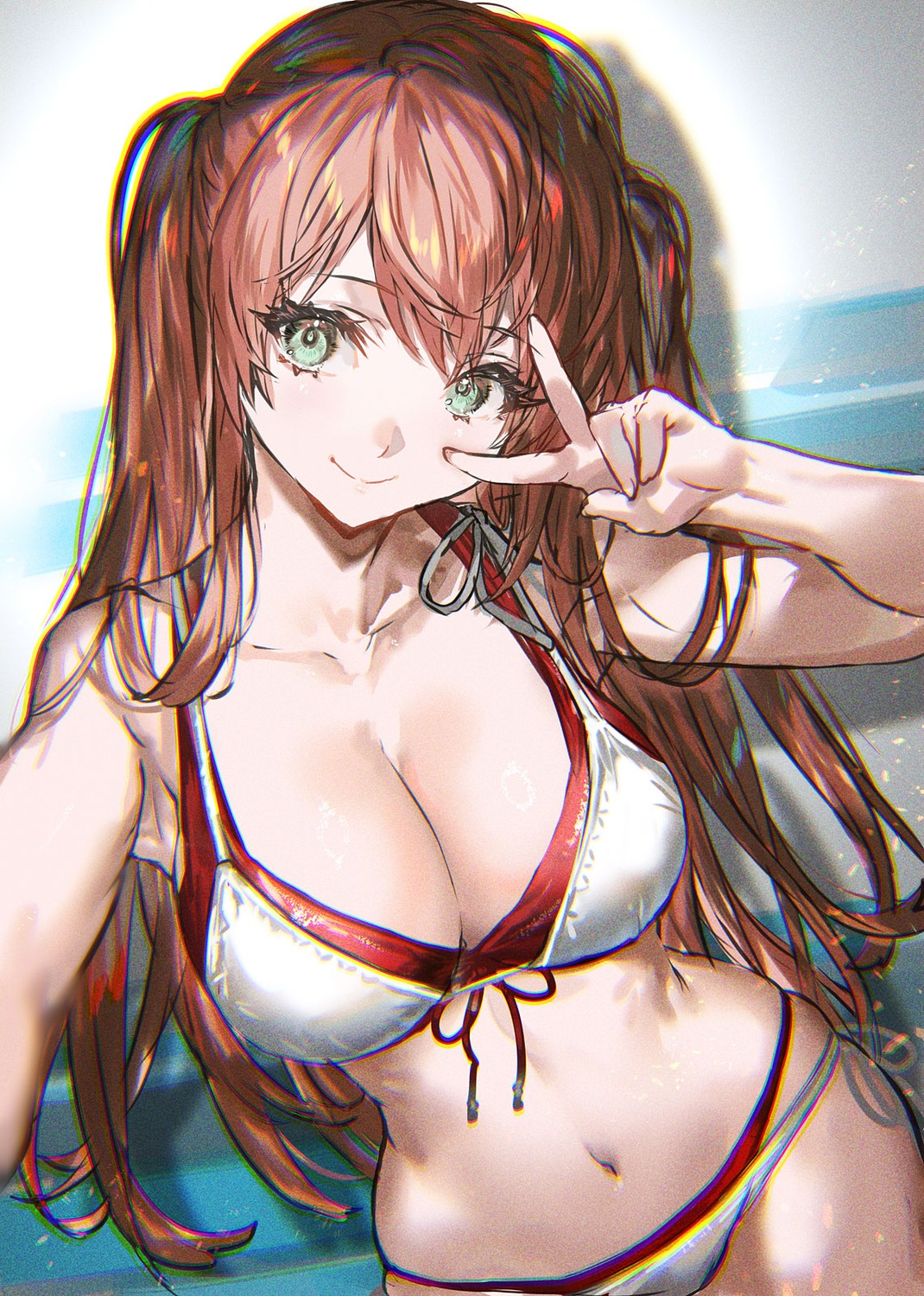 bikini, ranou, selfie, swimsuits
