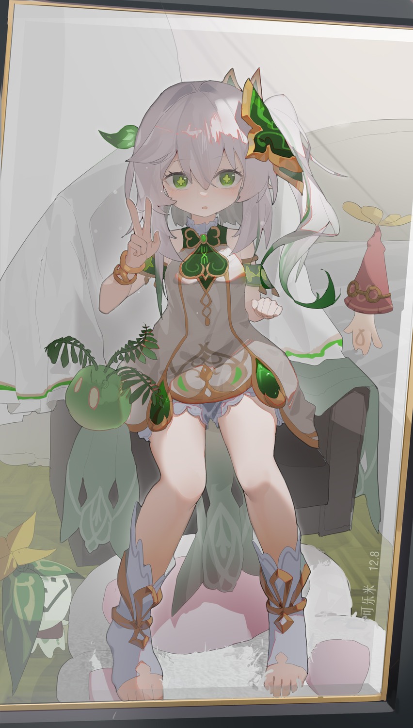 bloomers, dress, genshin_impact, kelemi_mi, nahida