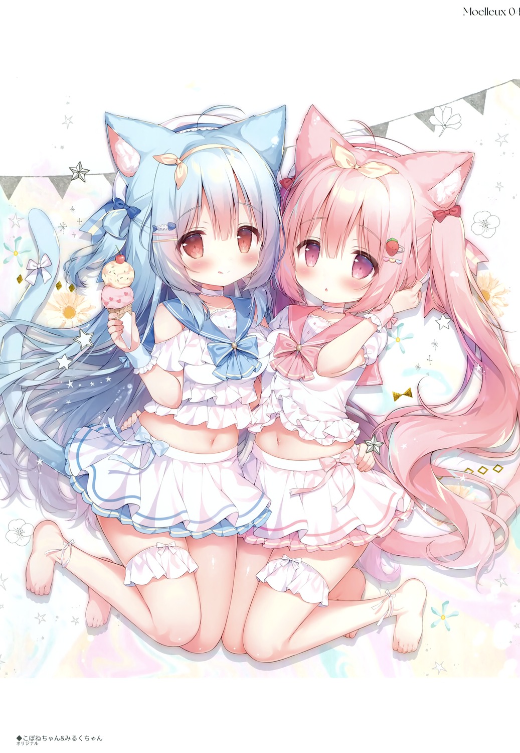 animal_ears, garter, mochi_peach, momozu_komamochi, nekomimi, seifuku, tail