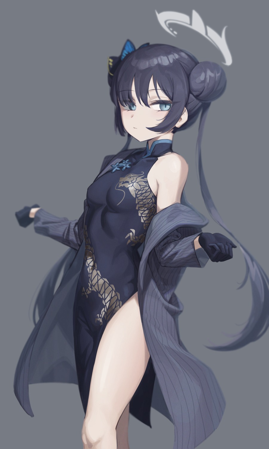 blue_archive, chinadress, gawuiiiaguiii, halo, ryuuge_kisaki