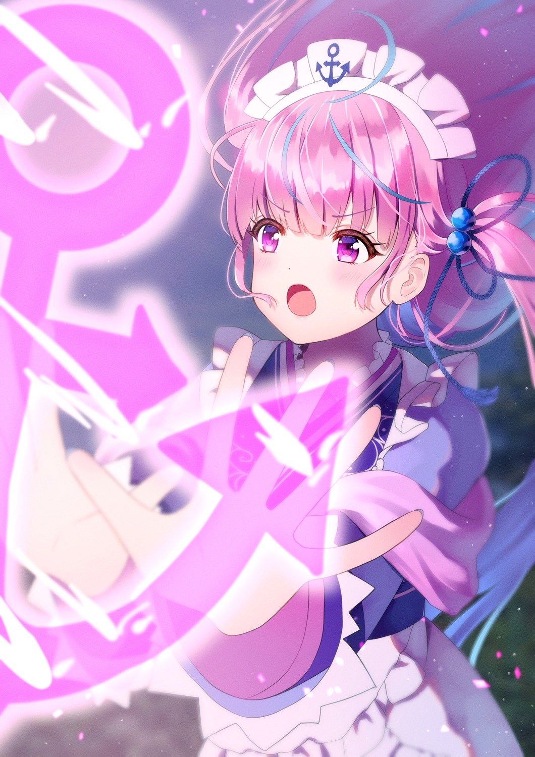 hololive, maid, minato_aqua, unisanjou, wa_maid