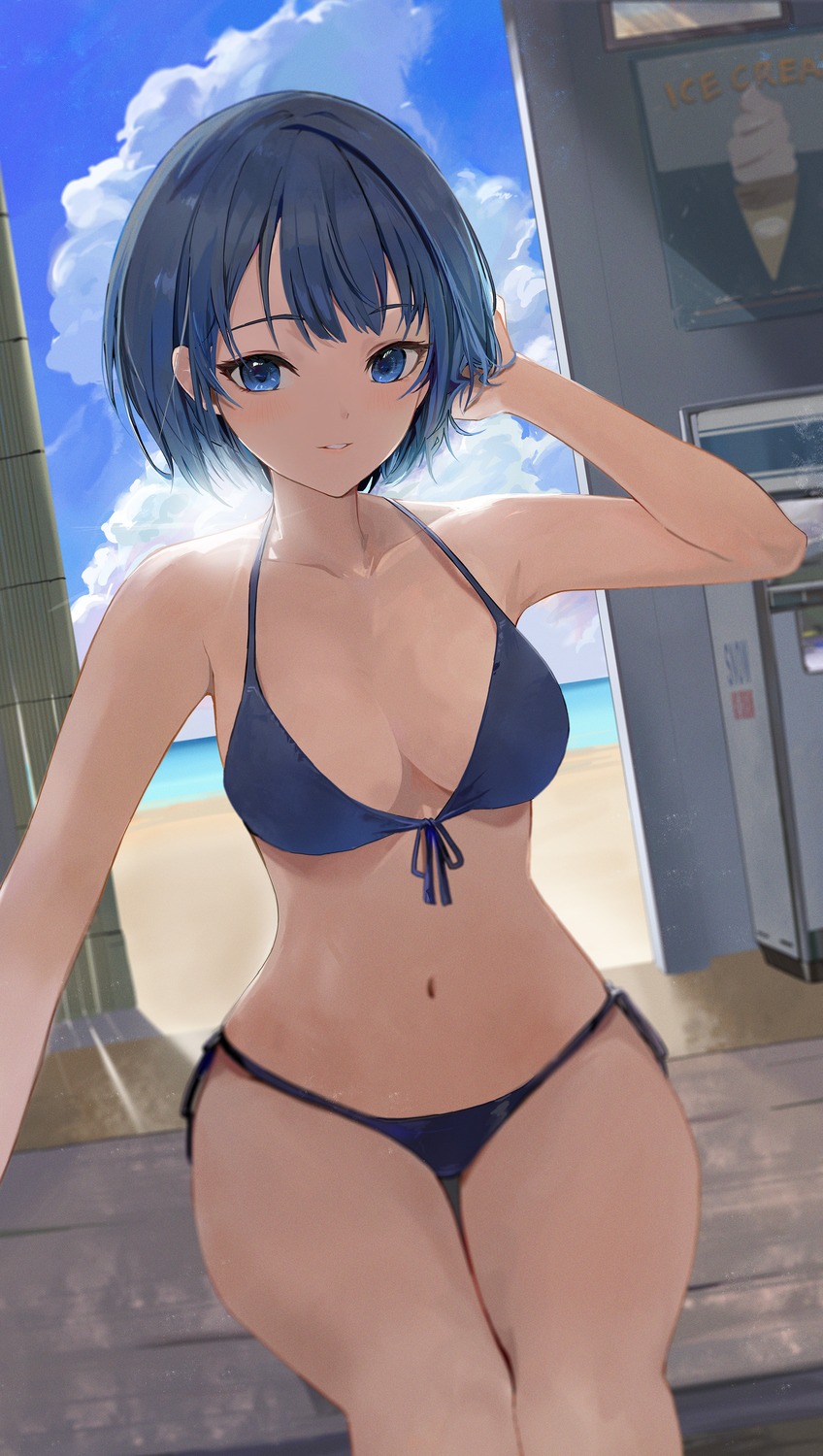 bikini, kiritani_haruka, project_sekai, swimsuits, tomura2maru